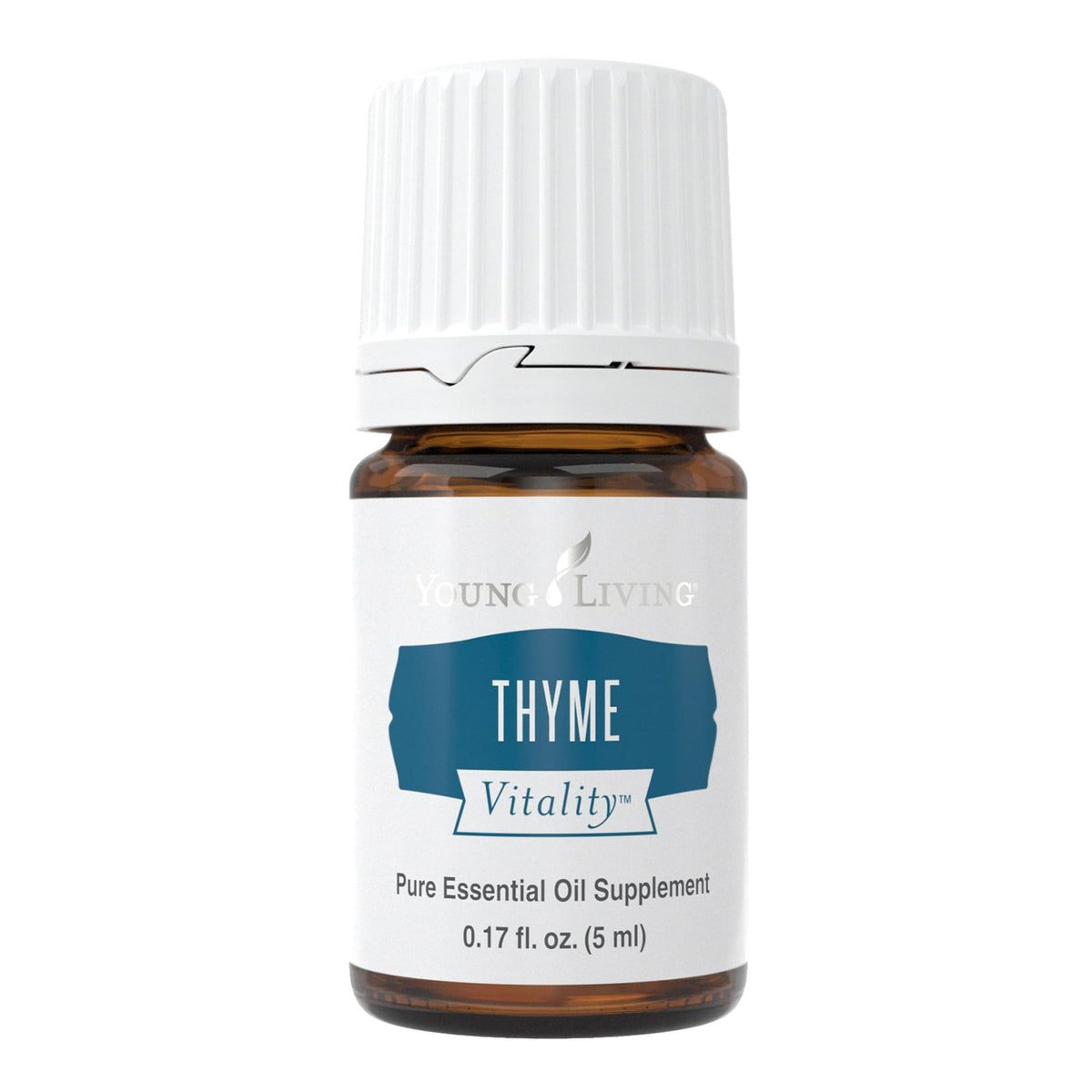 Young Living Thyme Vitality 5ml bottle pour, unleashing bold culinary flavor.