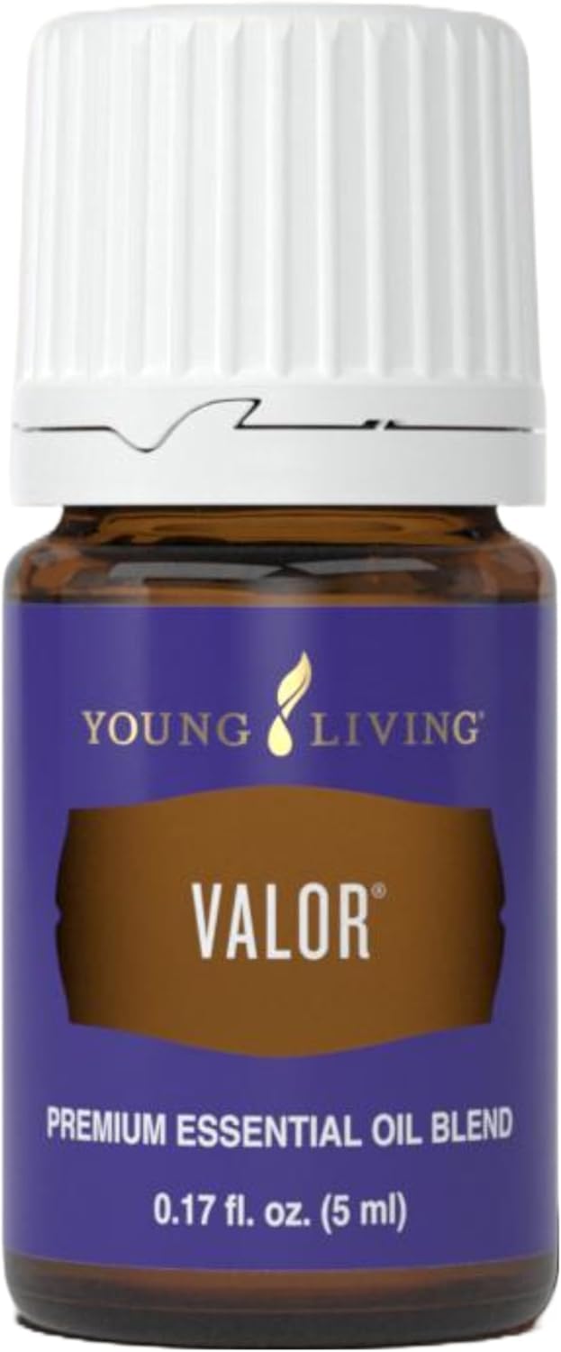Young Living Valor bottle front showing a calm, confident aroma.