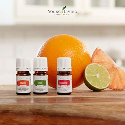 Young Living Vitality Grapefruit Oil diffusion demo shows versatile aroma use