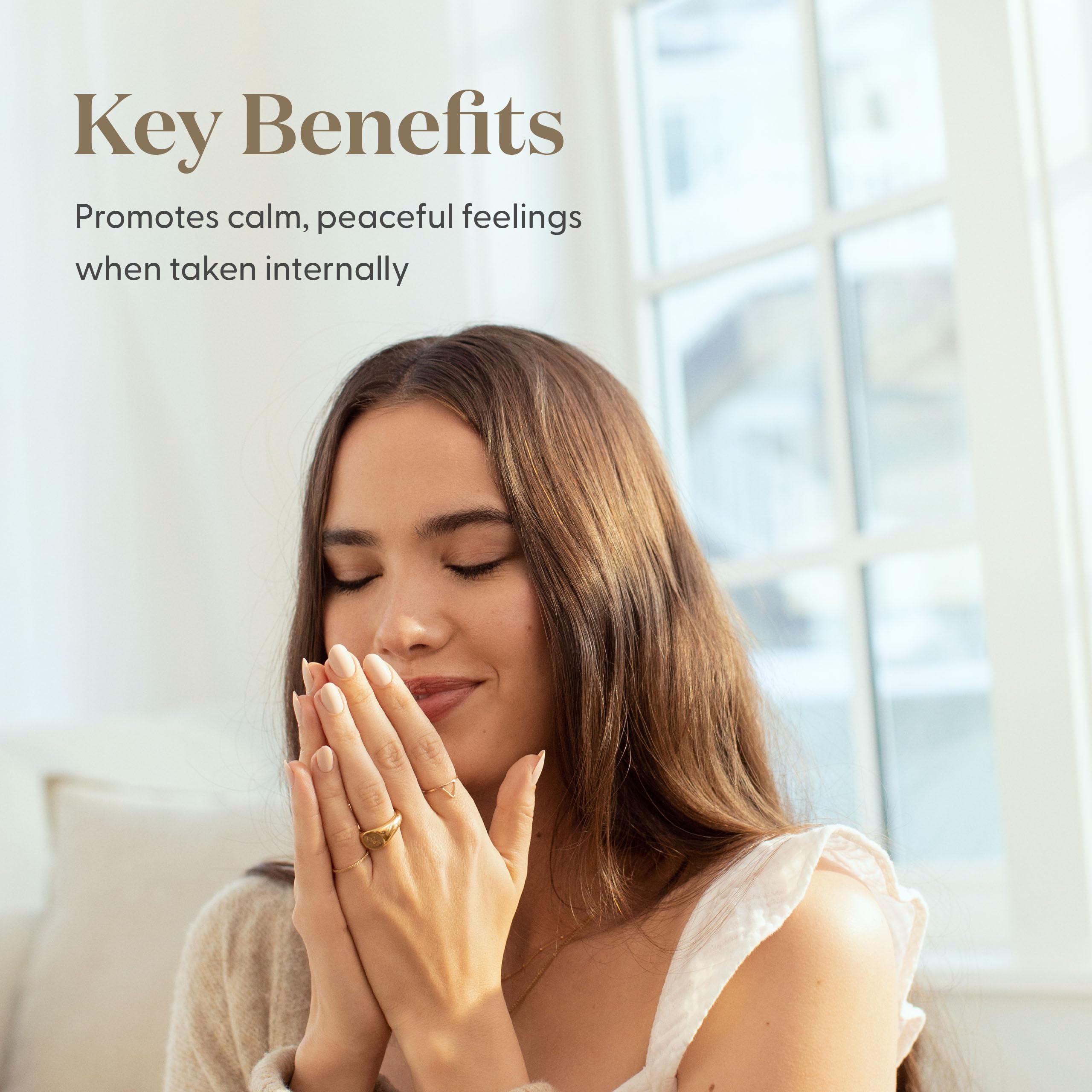 Drop of Young Living Vitality Lavender Oil ready for dessert flavoring