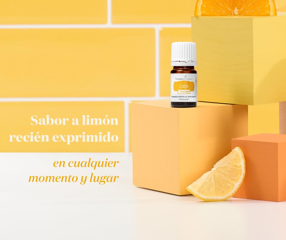Young Living Vitality Lemon dessert-plate with tangy citrus garnish for baked goods