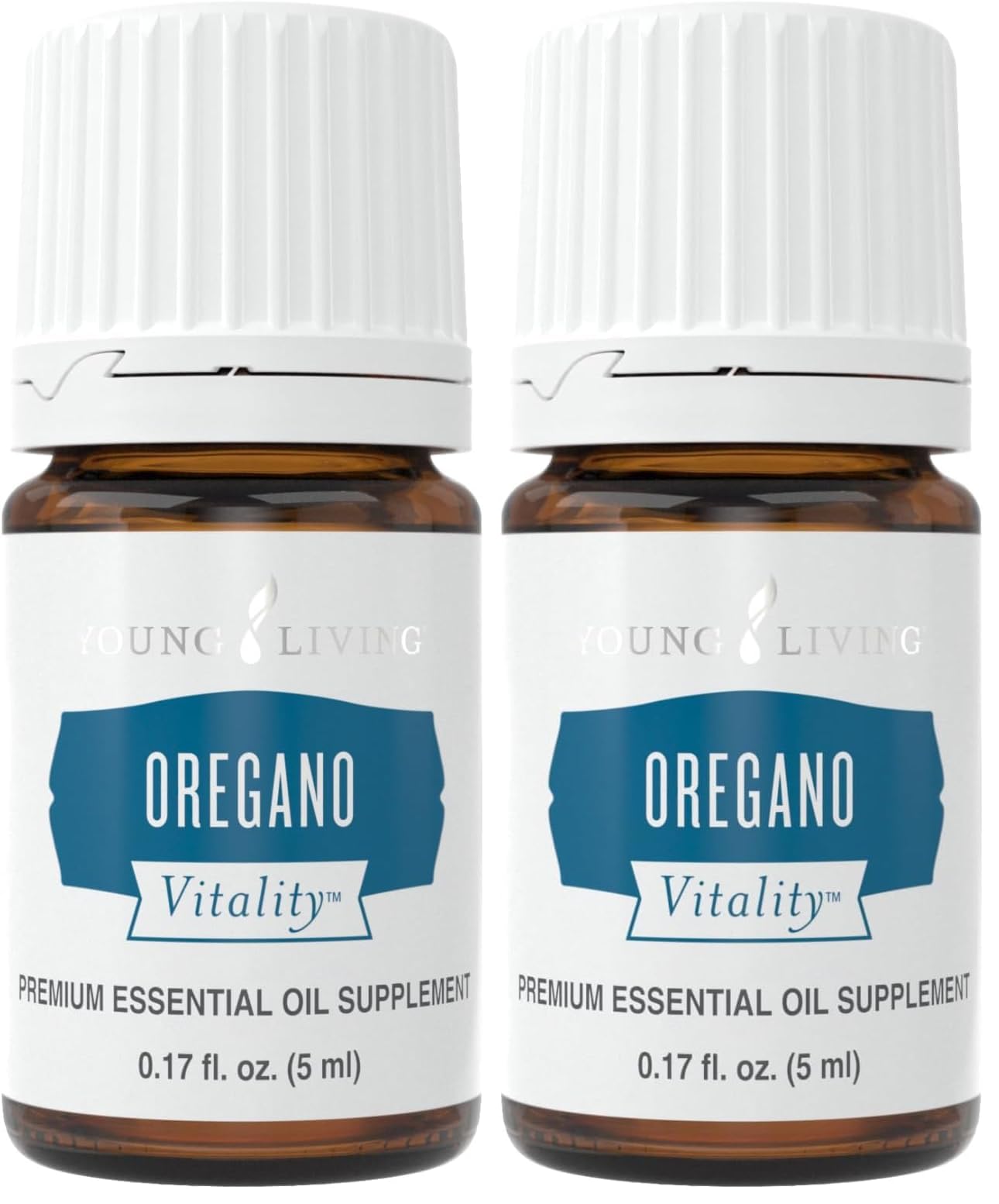 Young Living Vitality Oregano Oil bottle shows premium potency for culinary use.