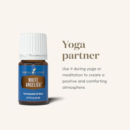 Young Living White Angelica bottle ready for topical application on wrist or neck