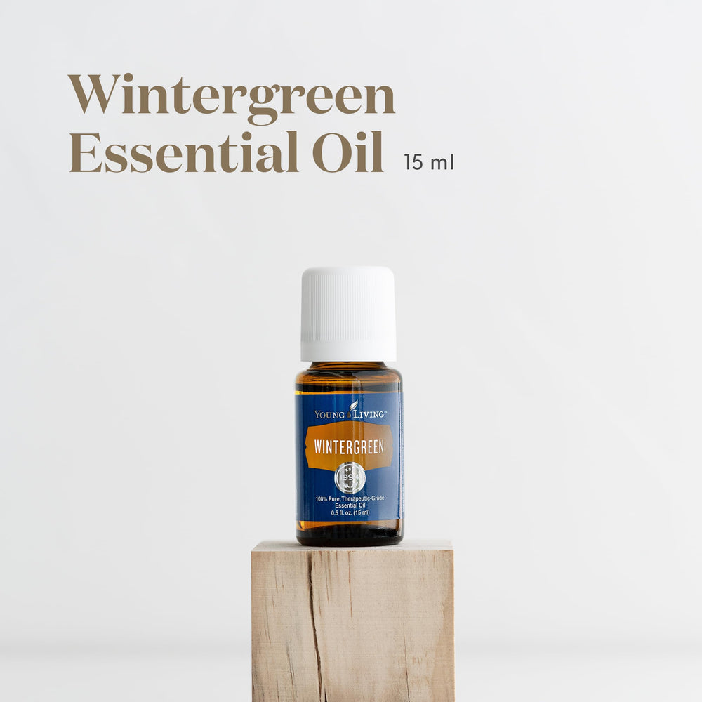 Young Living Wintergreen aroma-diffuse ambience, creating calming, balanced space.