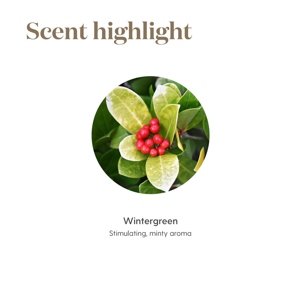 Young Living Wintergreen oil with wooden cap for easy handling.