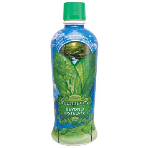 Youngevity Beyond Osteo-Fx Liquid bottle with tropical vanilla supports bone health