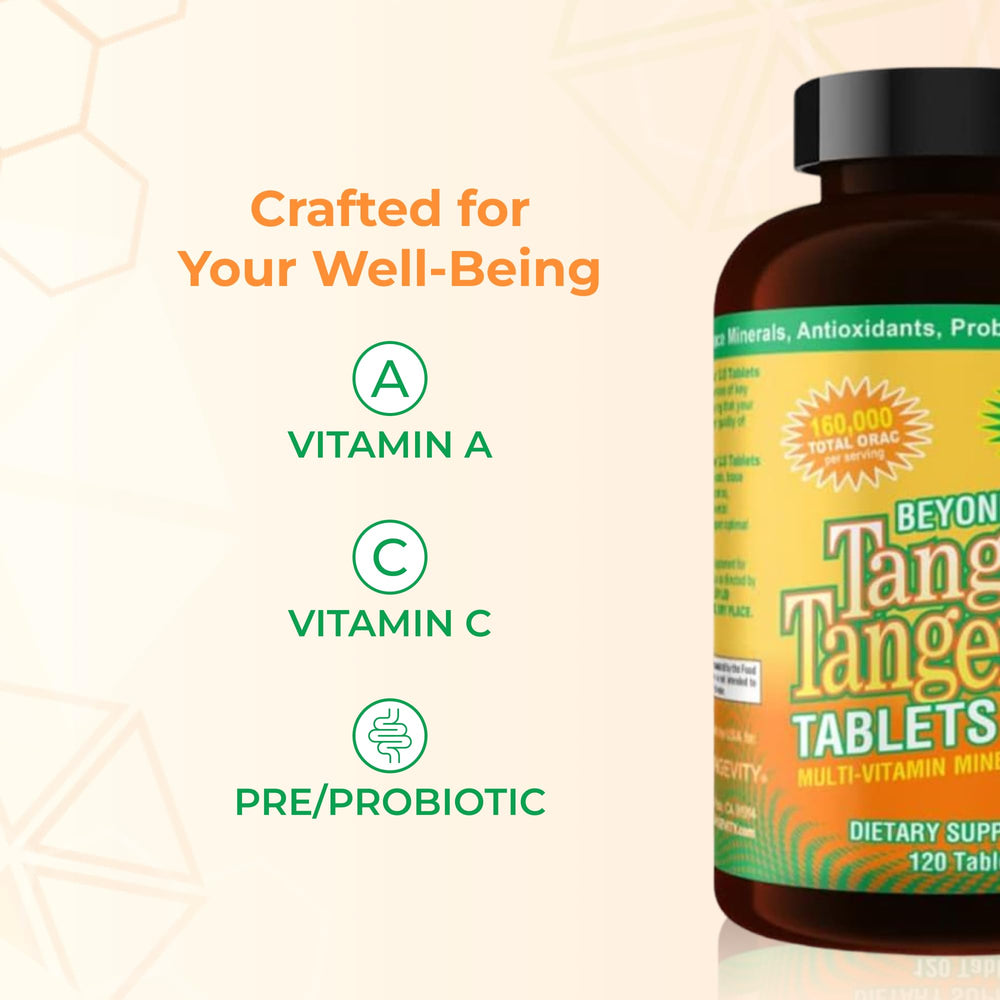 Youngevity Beyond Tangy Tangerine 2.0 antioxidant blend with 160,000 ORAC.