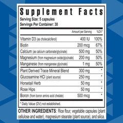 Youngevity Bone Building Formula capsules closeup shows easy-to-swallow design