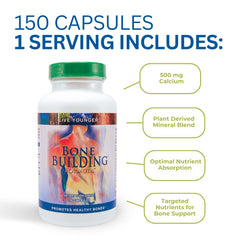 Youngevity Bone Building Formula daily-use scene with a glass of water