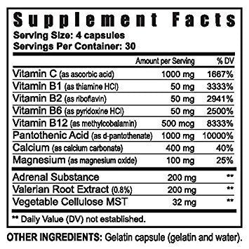 Youngevity D-Stress Ultimate capsules displayed; calming botanicals for daily balance.