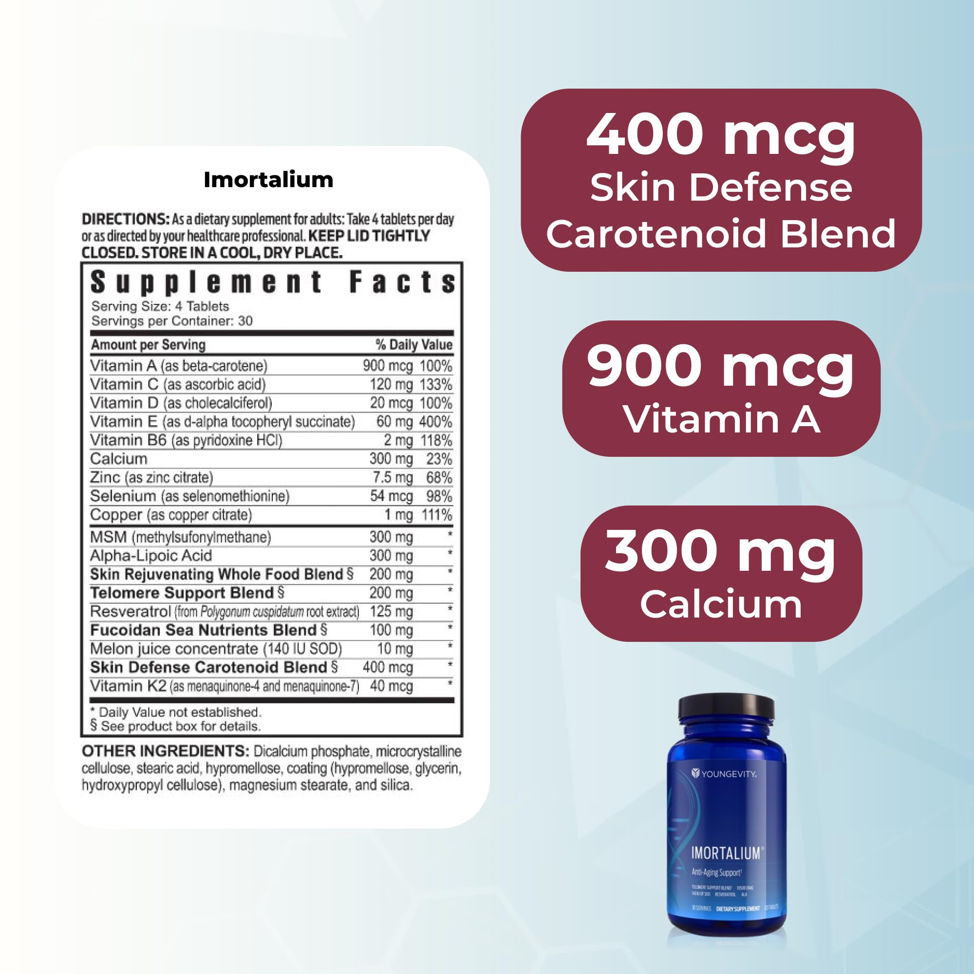 Restore probiotics and amino acids support overnight replenishment.