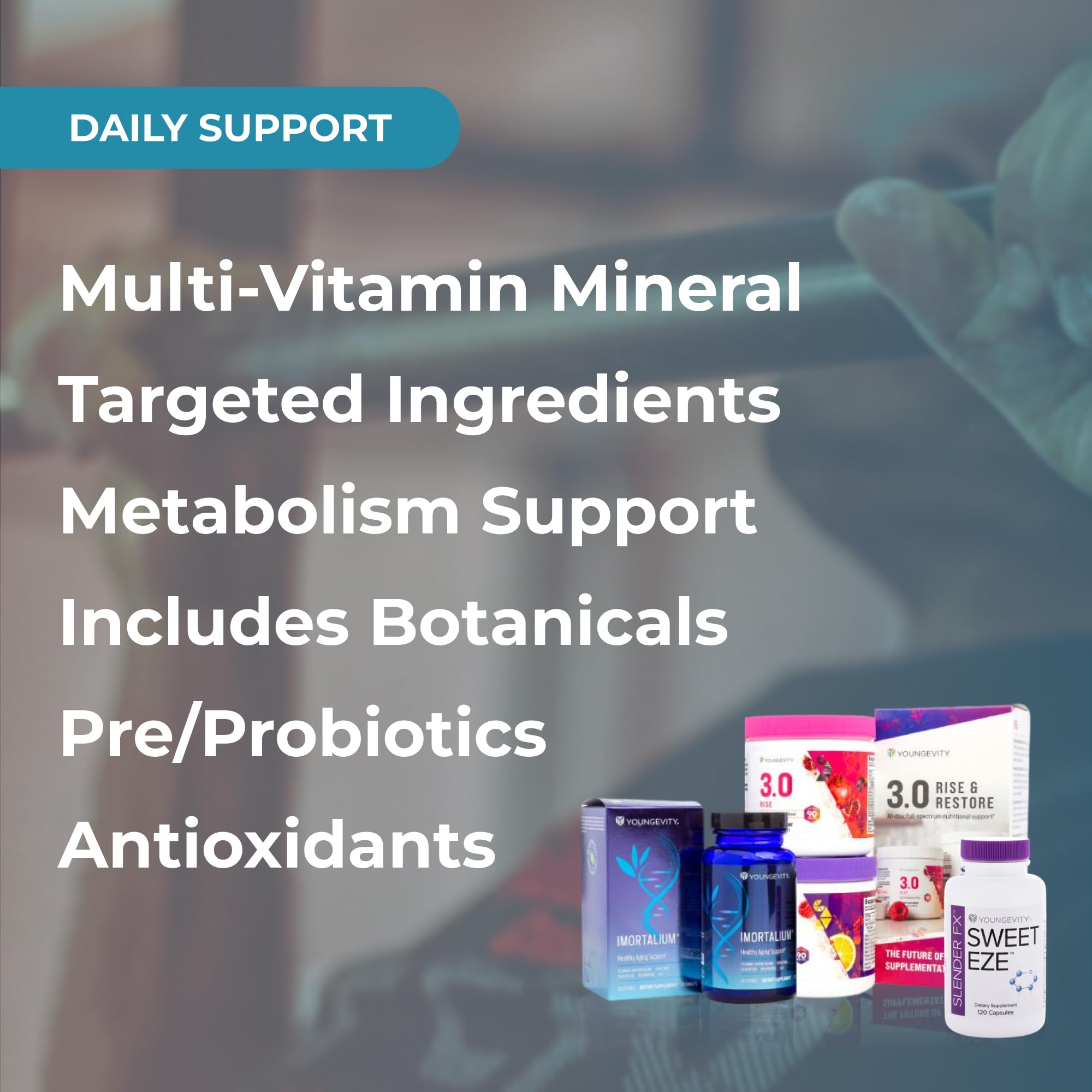 Sweet Eze pack showcases minerals like chromium and vanadium.