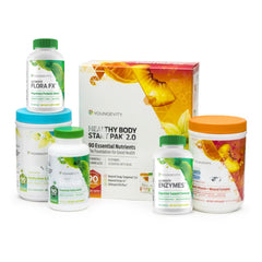 Youngevity Healthy Body Digestion Pack 2.0 bottle front for daily digestive support.