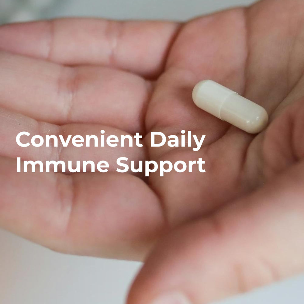 Youngevity i26 Hyperimmune Egg Capsules bottle view emphasizing front label details.