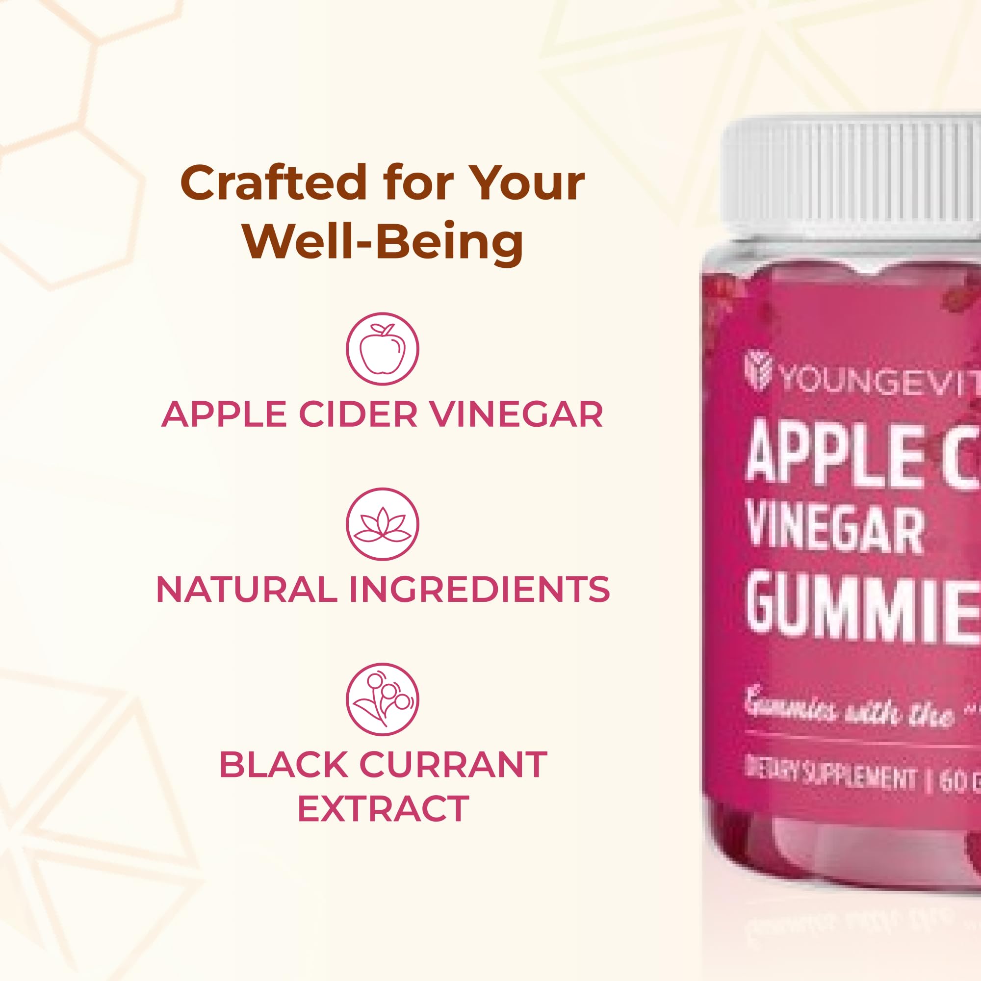Youngevity ingredients panel showing natural fermentation