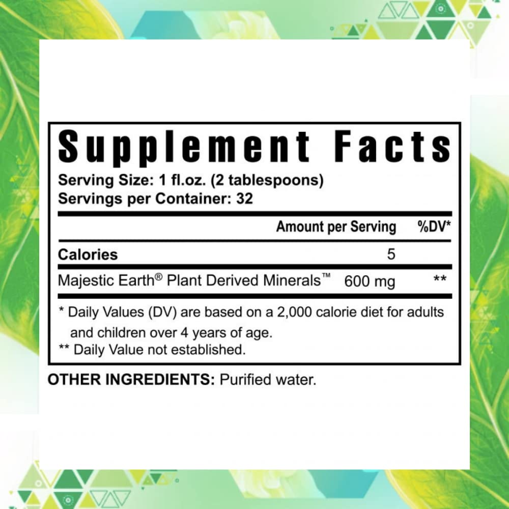Youngevity Plant Derived Liquid Minerals pour shot shown for easy daily use