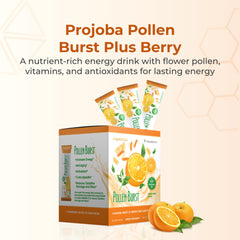 Single-serve Pollen Burst packet designed for on-the-go vitality