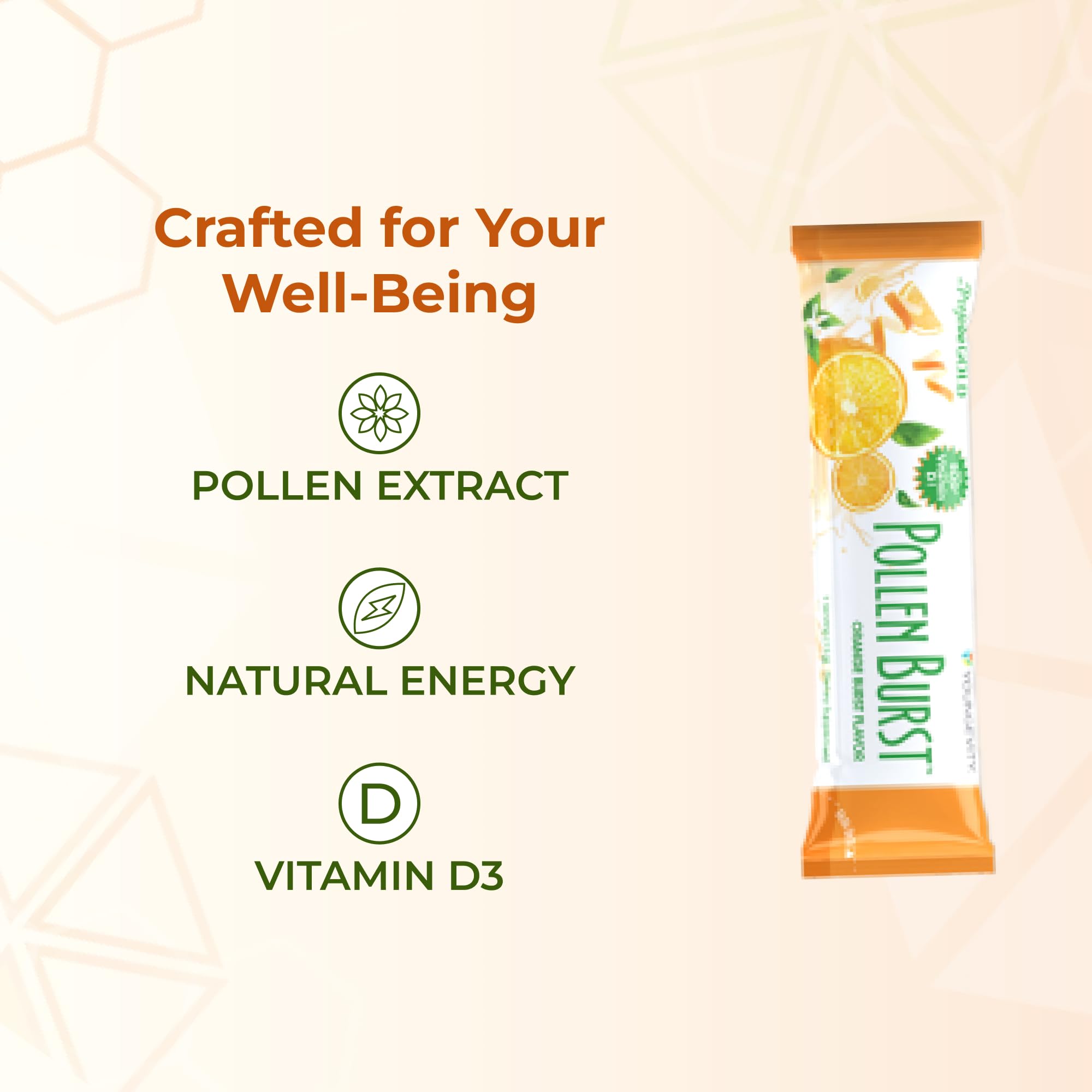 Vitamin B12 inclusion shown in Youngevity ProJoba Pollen Burst