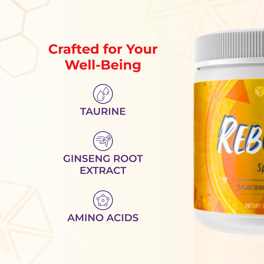 Youngevity Rebound FX canister on kitchen counter suggests an easy daily ritual.