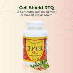Youngevity RTQ capsules close-up, convenient daily capsules for routine wellness.