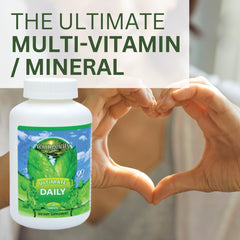 Youngevity Ultimate Daily bottle on a bright breakfast table setup