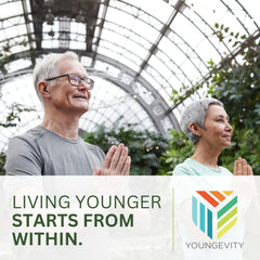Person incorporating Youngevity Ultimate Daily into a morning routine