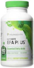Youngevity Ultimate EFA Plus label back with ingredients and benefits