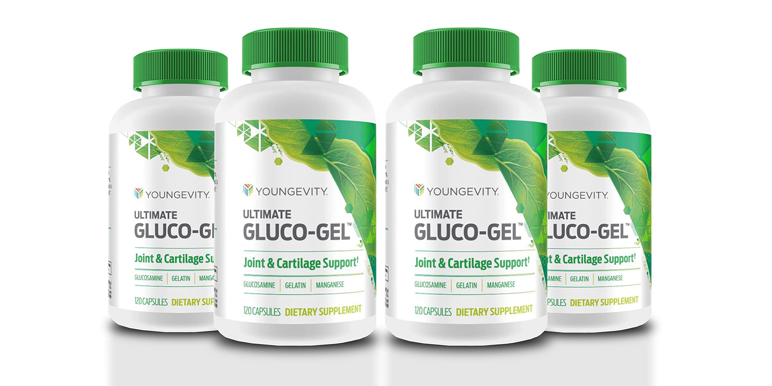 Youngevity Ultimate Gluco-Gel bottle front view highlighting joint support.