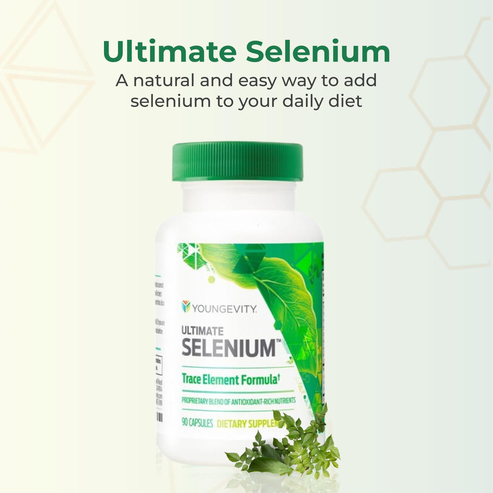 Youngevity Ultimate Selenium bottle front for easy daily supplementation.