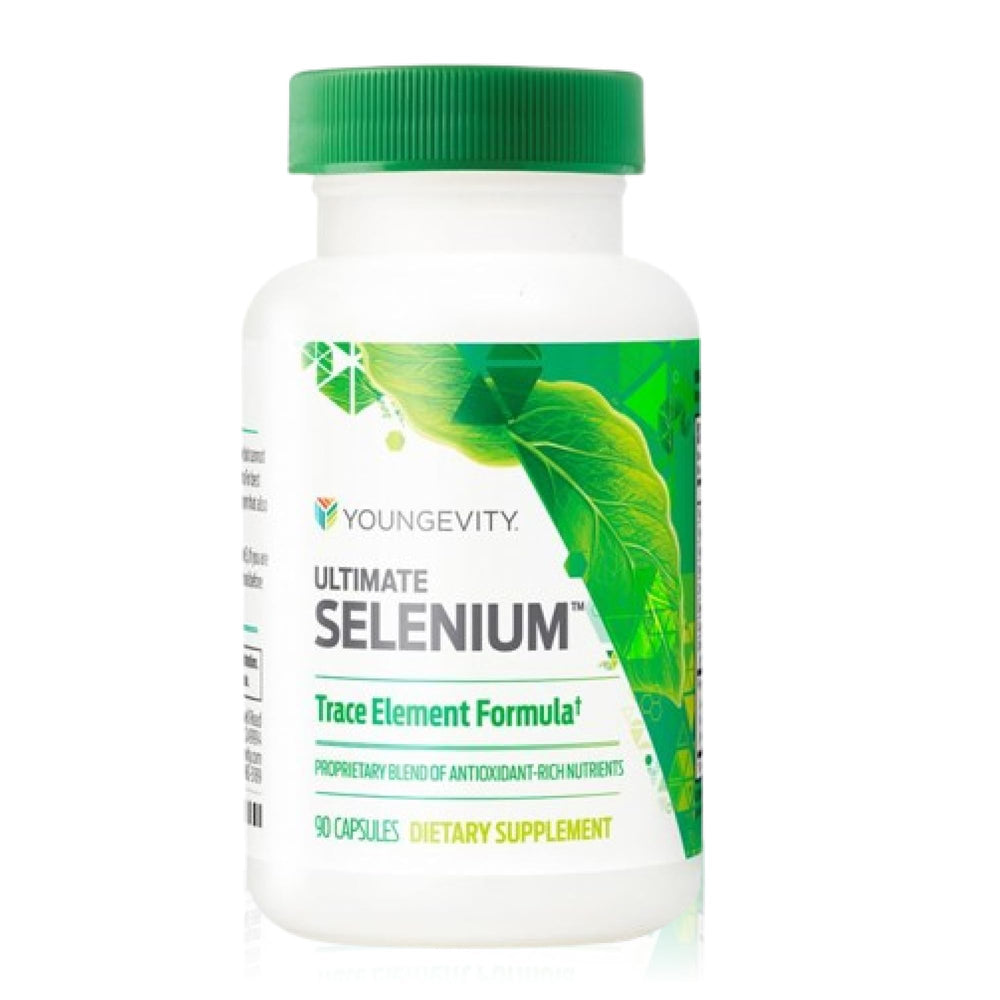 Youngevity Ultimate Selenium capsules provide daily antioxidant support.