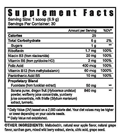 Youngevity ZRadical powder dissolving in water for an easy, tasty daily boost.
