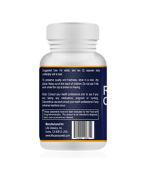 Your Nutritionist Resveratrol capsules close-up, 120 caps for a 60-day supply.
