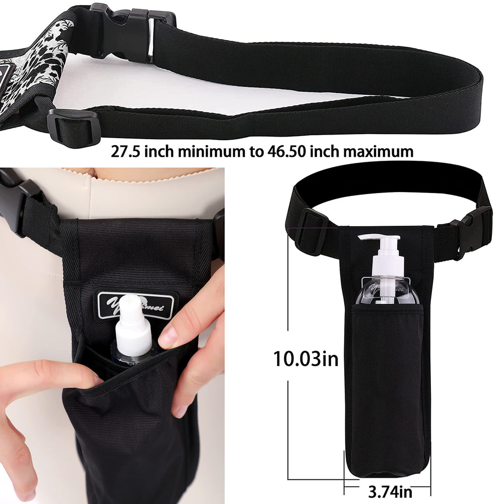 YOURUIMEI Massage Bottle Bag adjustable strap for comfortable wear.