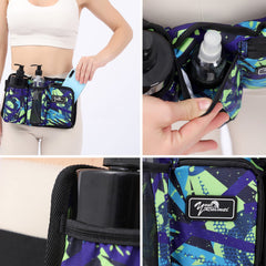YOURUIMEI Massage Bottle Bag material close-up shows durable fabric.