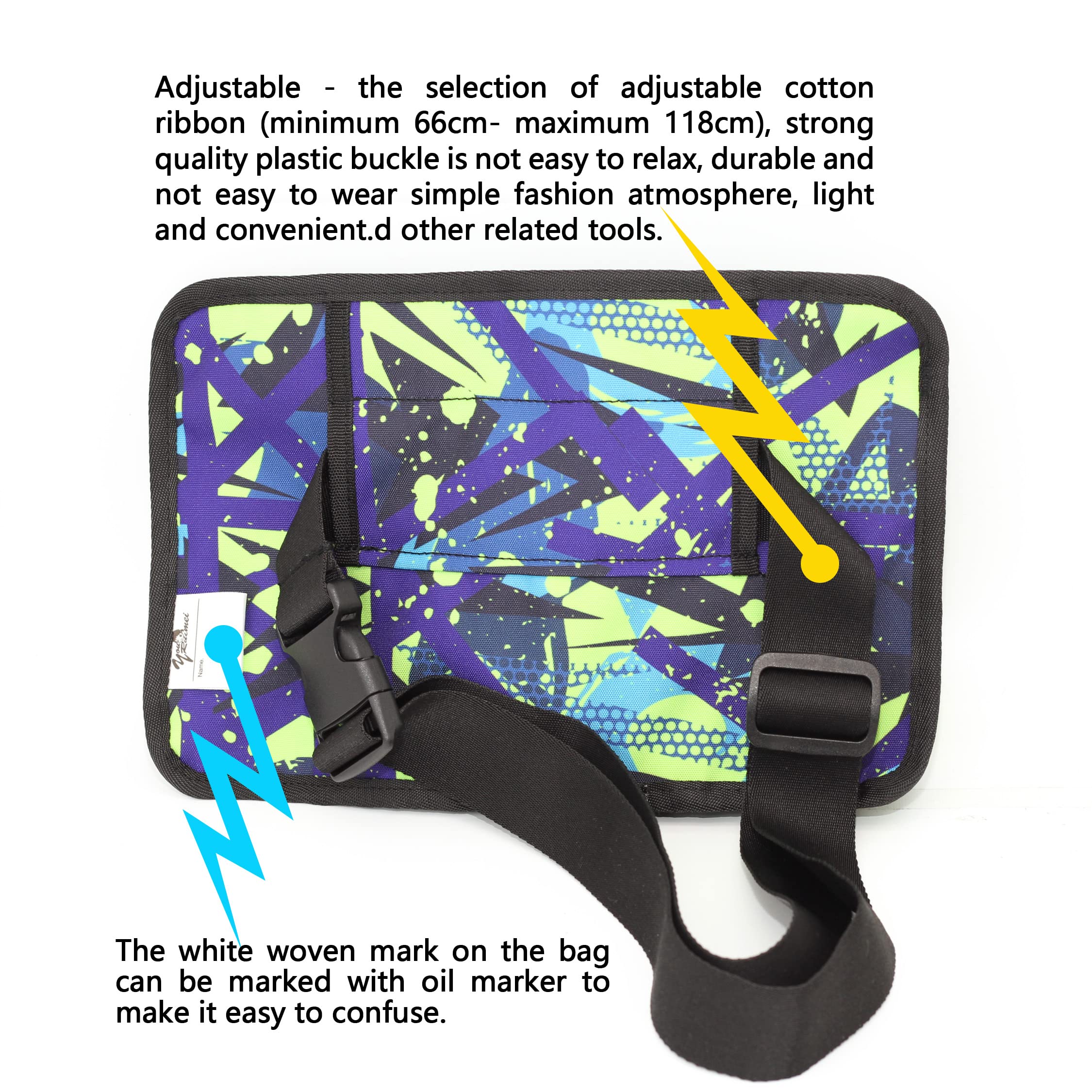 YOURUIMEI Massage Bottle Bag pocket layout enables quick bottle access.