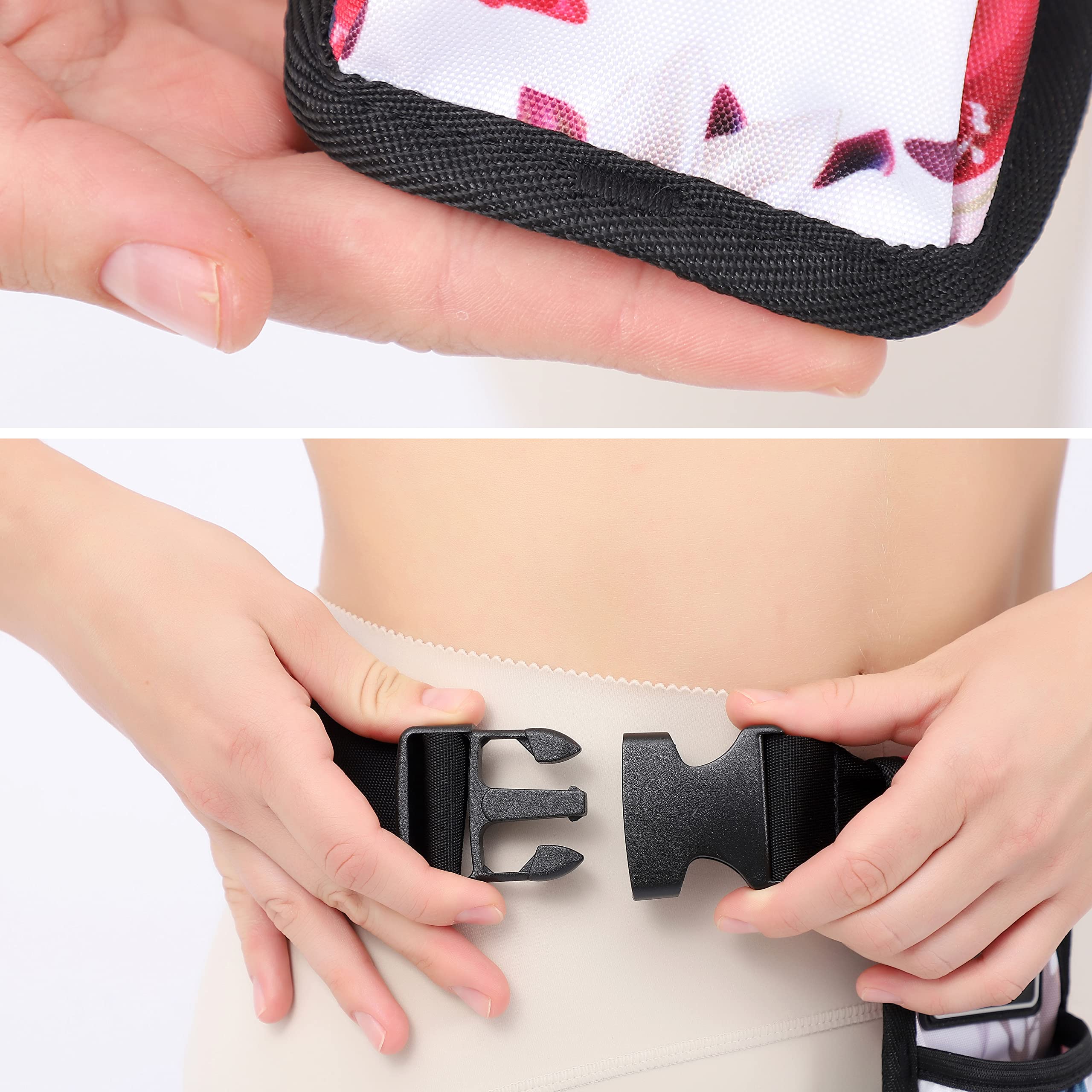 YOURUIMEI massage bottle bag side view shows compact design