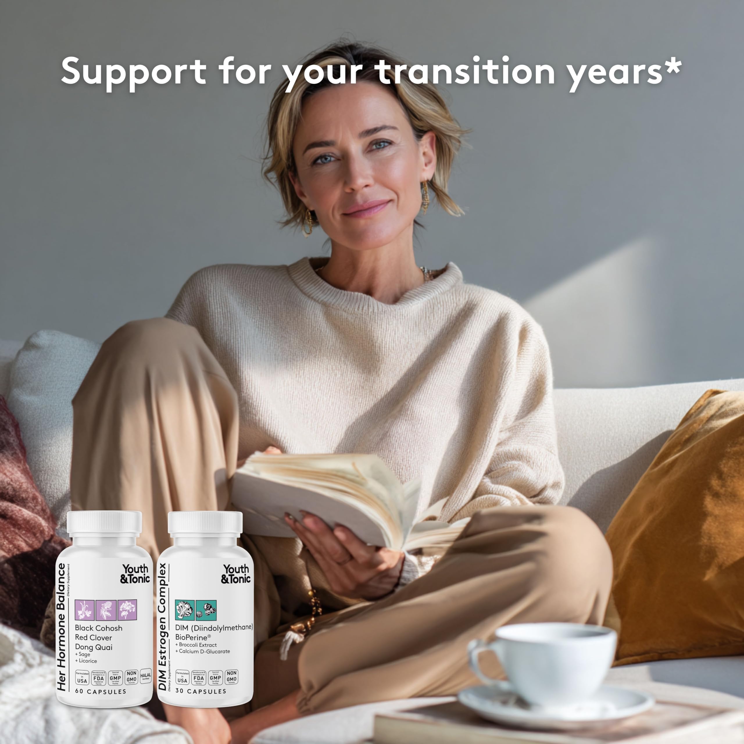 Youth & Tonic bundle packaging with included capsules.