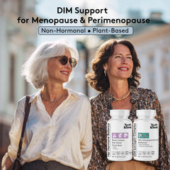 Youth & Tonic DIM bottle back label with ingredients.