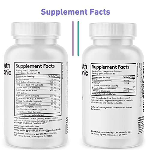 Lifestyle shot of Youth & Tonic menopause support bundle.