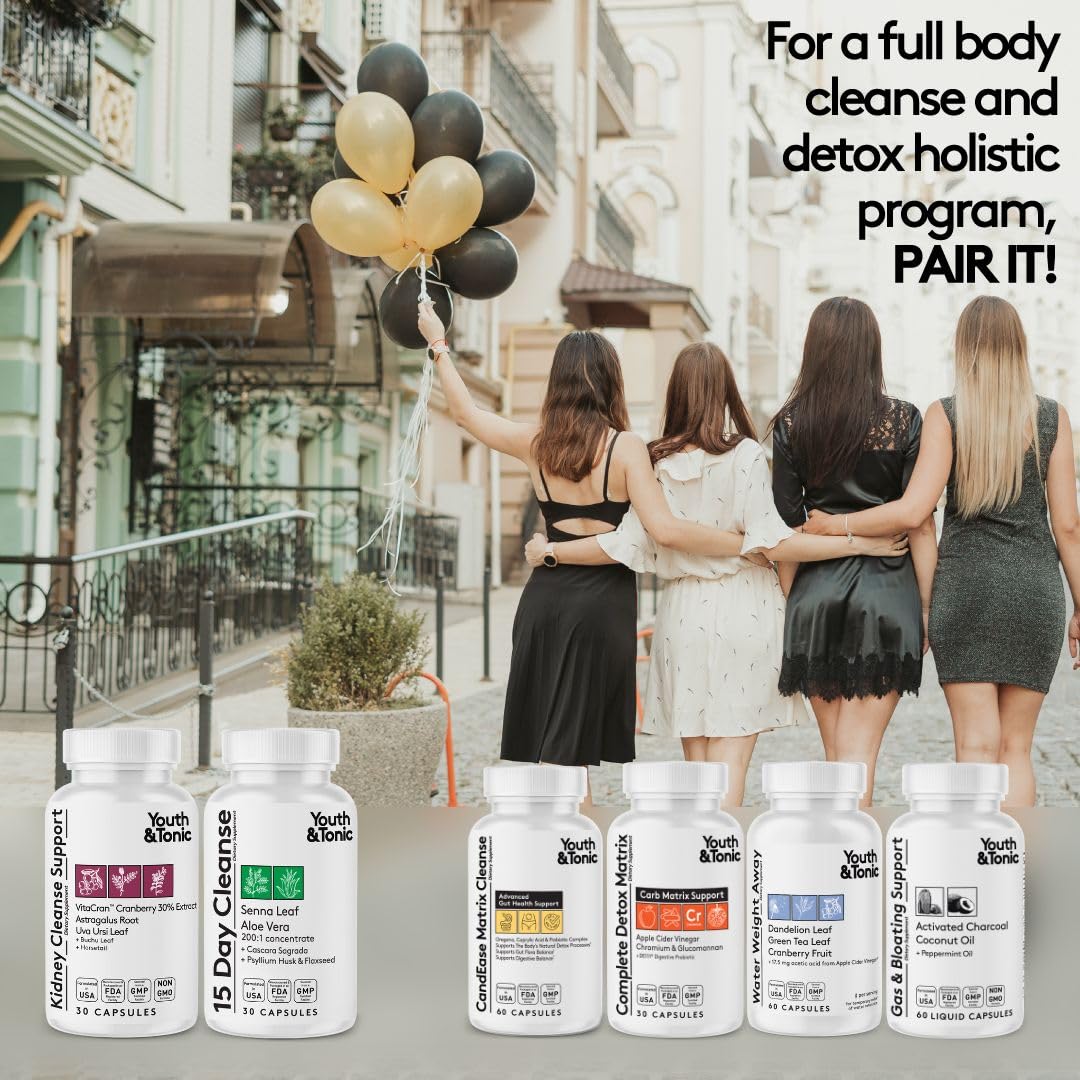 Youth & Tonic 60-pill set shown with clear supplement label