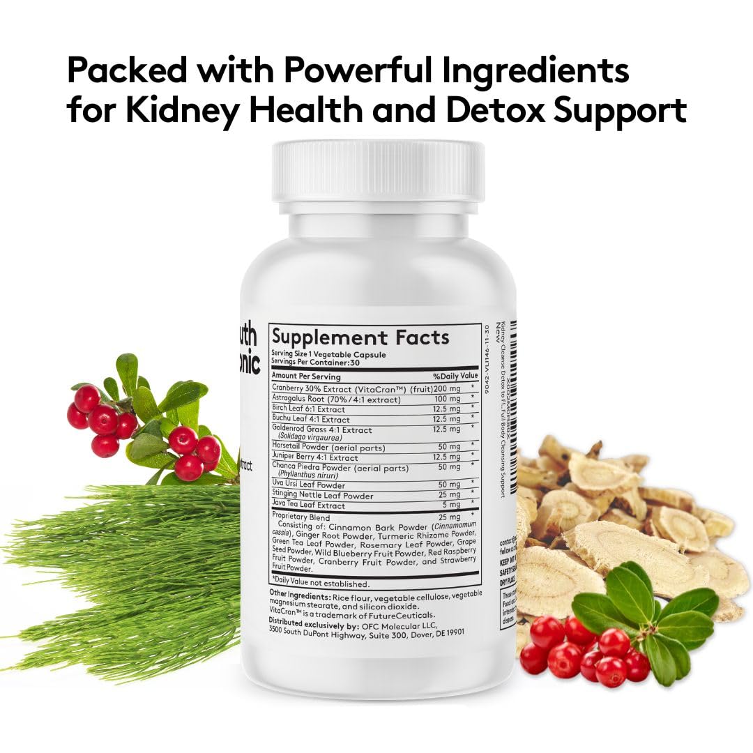 Youth & Tonic Kidney Cleanse with water demonstrates easy integration into meals and hydration