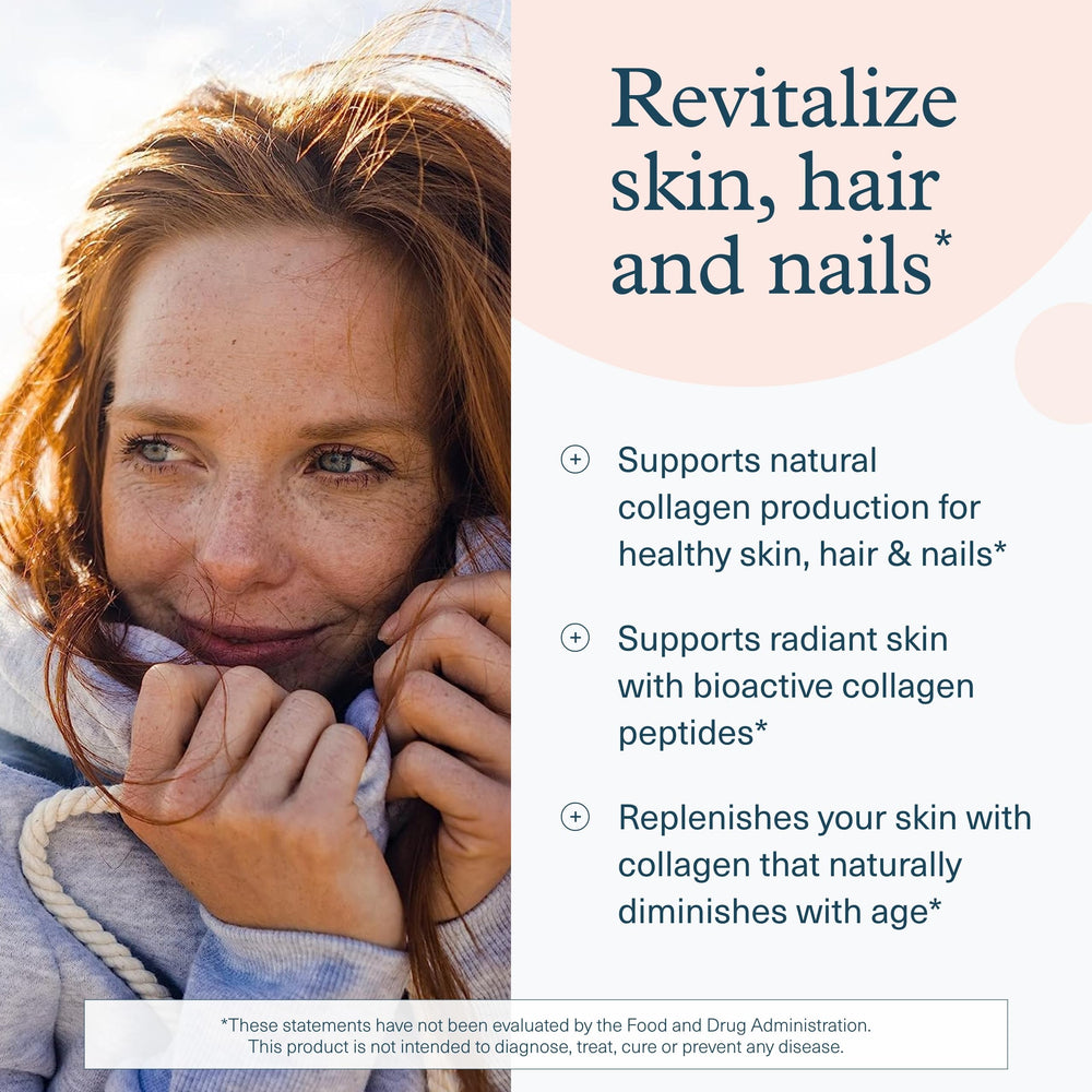 Youtheory Advanced Collagen packaging front showcasing 6,000 mg formula.