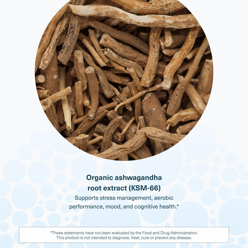 Youtheory Ashwagandha Liquid GMP-certified facility badge indicates quality