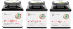 Youtheory Collagen Advanced Formula bottle with 160 tablets for skin and joints support.