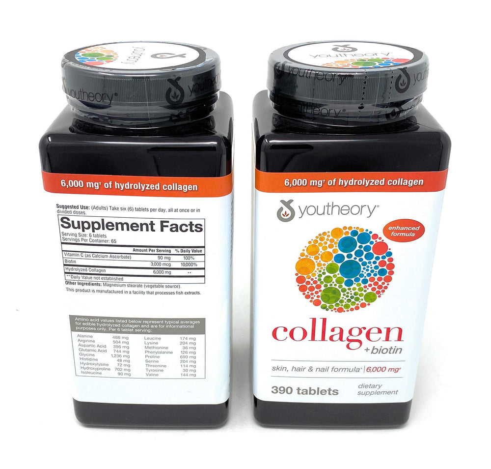 Ingredient list highlights Vitamin C and Biotin for nutrient support