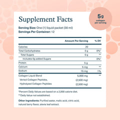 Youtheory Collagen Liquid Berry bottle view for convenient on-the-go nutrition.