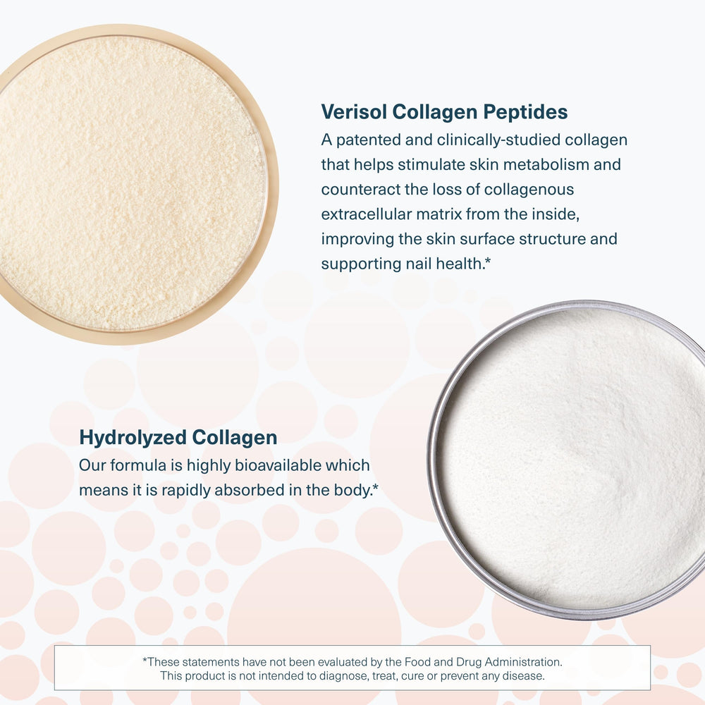 Youtheory Collagen Liquid pour into glass illustrating ready-to-drink format.