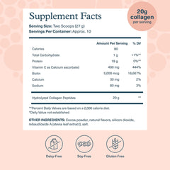 Youtheory collagen powder scoop pouring into a glass for easy daily mix.