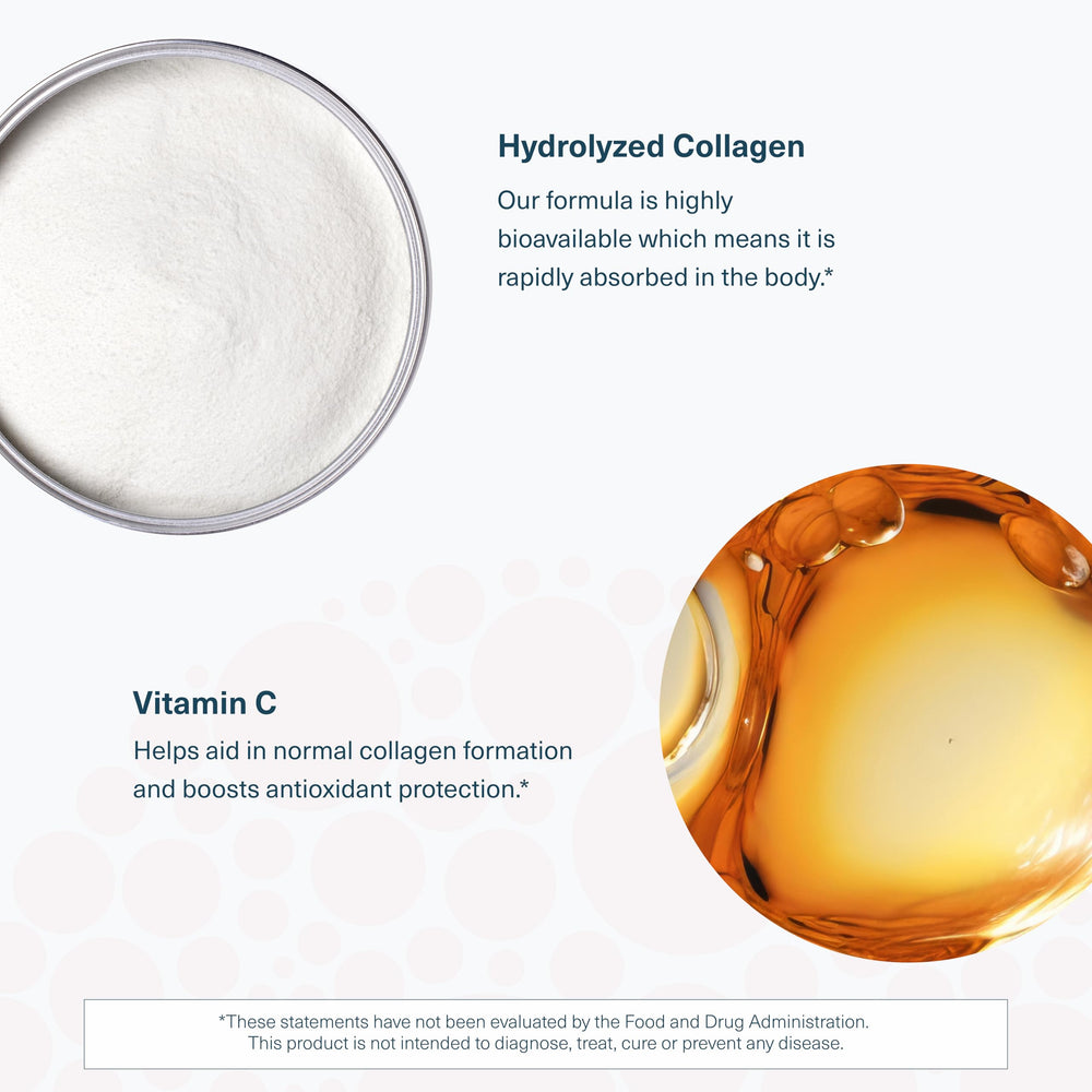 Youtheory collagen powder stirred into coffee for a chocolate-flavor boost.
