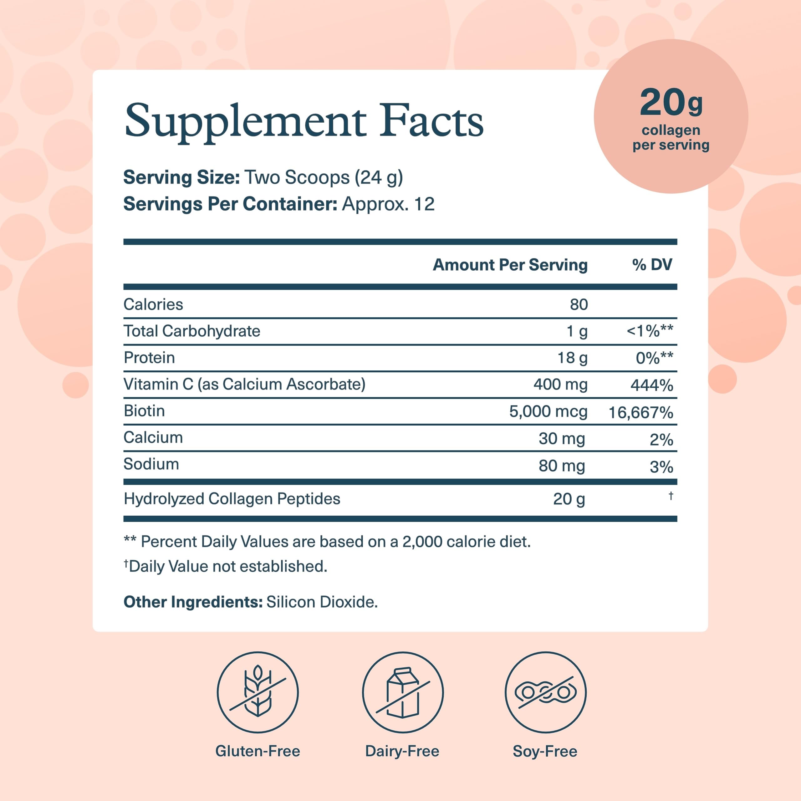 Scoop included with Youtheory collagen powder for easy serving